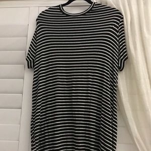 brandy melville striped t shirt dress